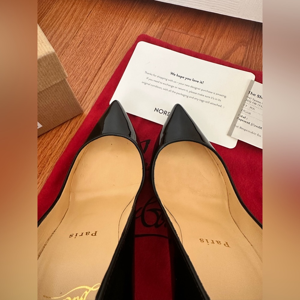 Christian Louboutin Pigalle Plato 100 Patent Leather Pumps - Picture 7 of 10